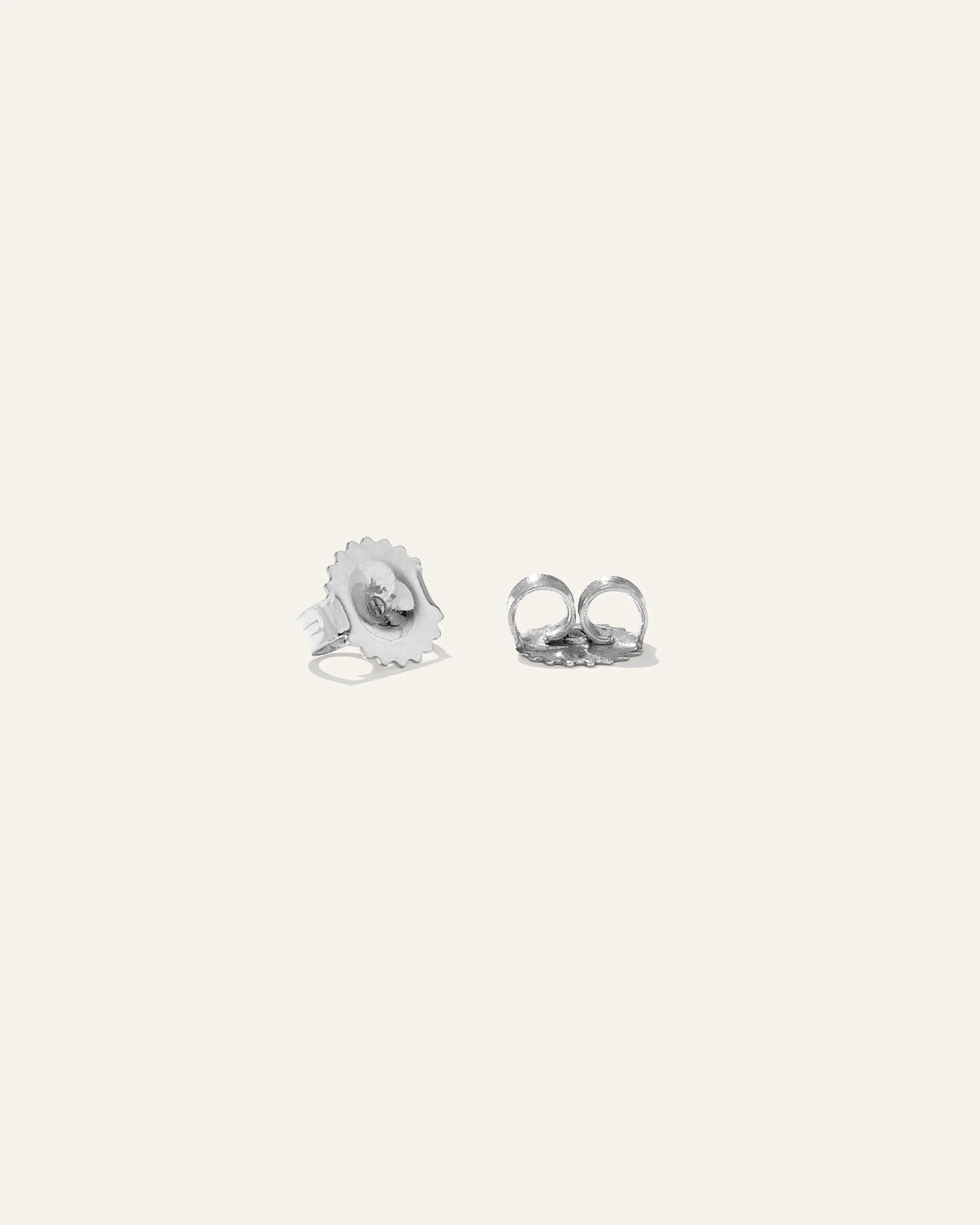 14K Gold Lab Grown Diamond Princess Solitaire Studs - 2ctw - One Size / Yellow Gold
