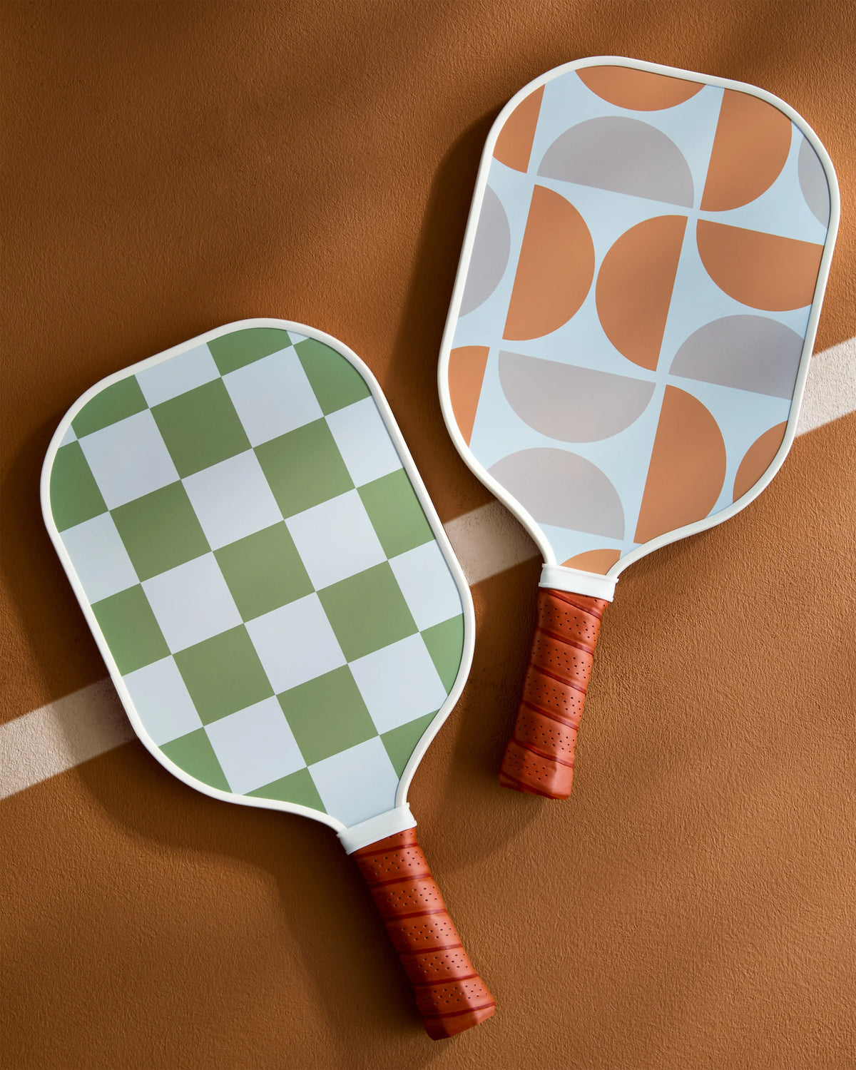 Two Paddle Pickleball Set - One Size / Sage/Cantaloupe