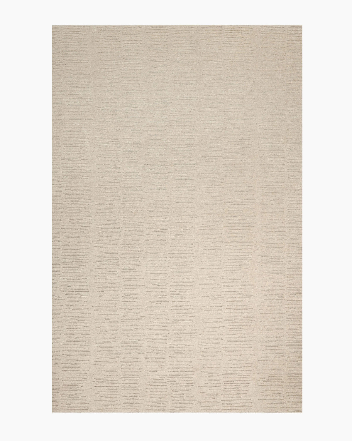 Cobble Hand-Loomed Wool Rug - 5' x 8' / Beige