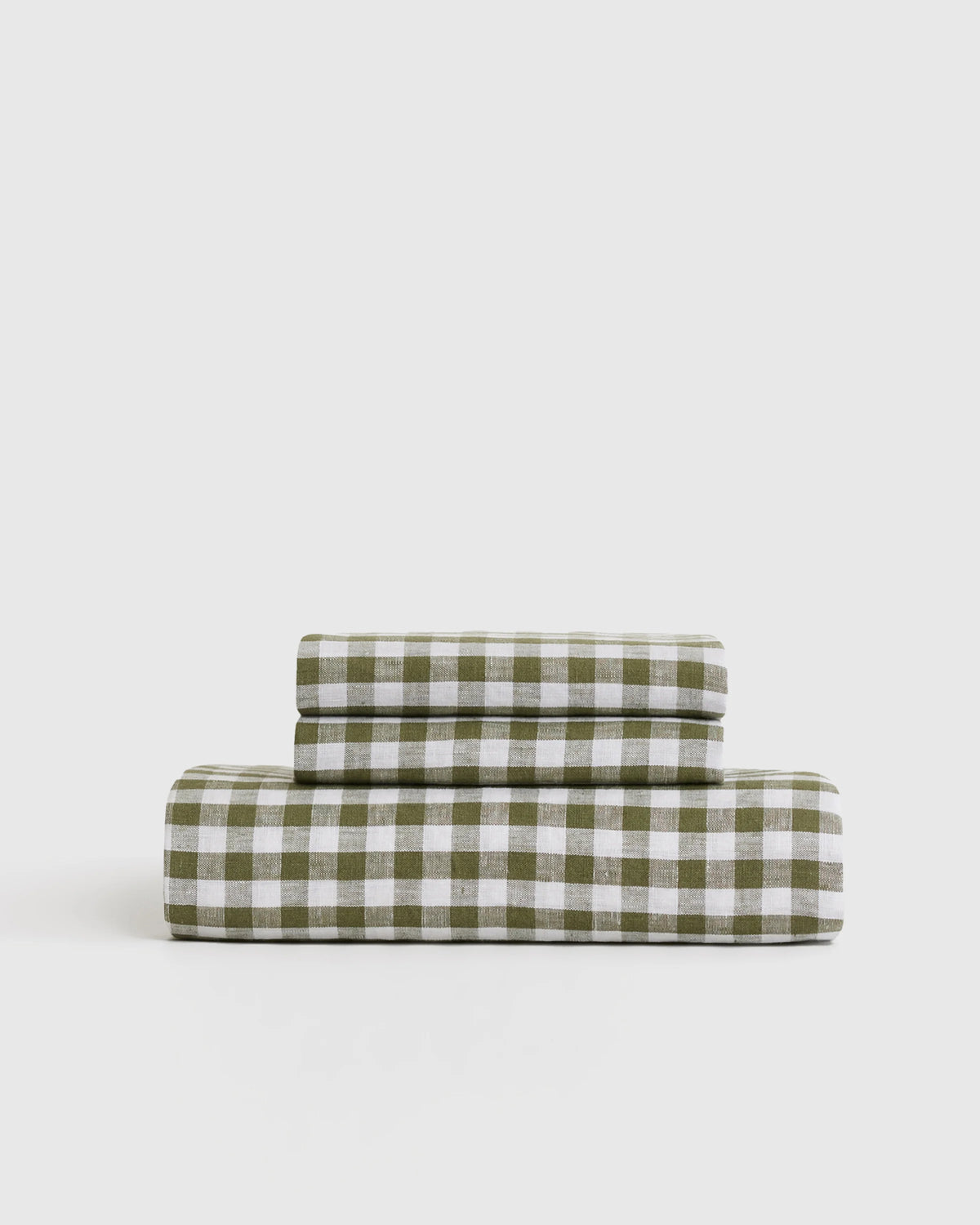 European Linen Fitted Sheet Set - Twin / Peach
