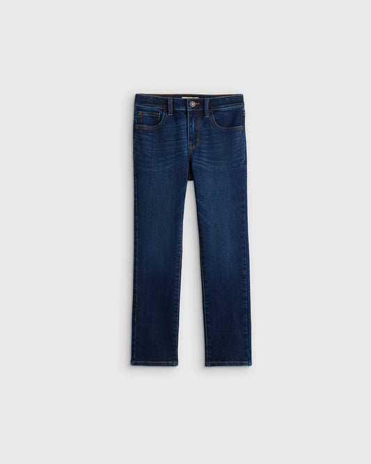 Boys Stretch Slim Jeans - 6 / Dark Wash
