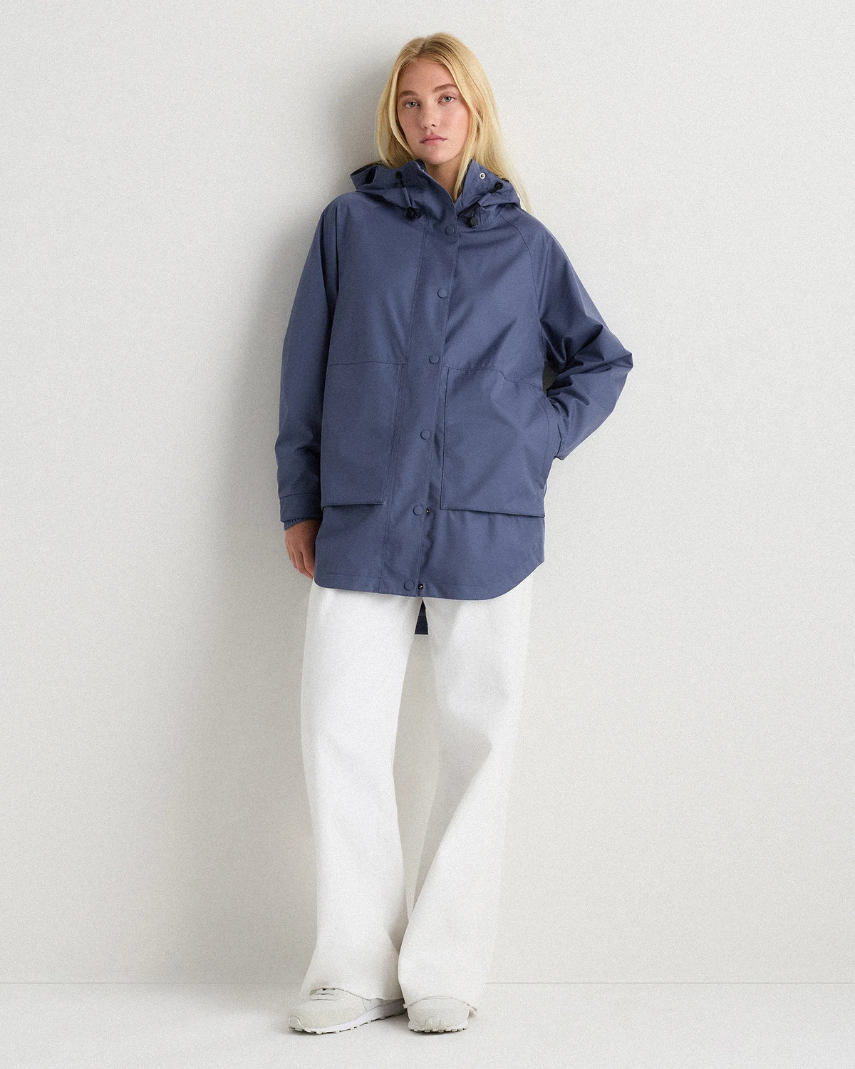 Weather Proof Oversized Rain Jacket - XS / Tea Green