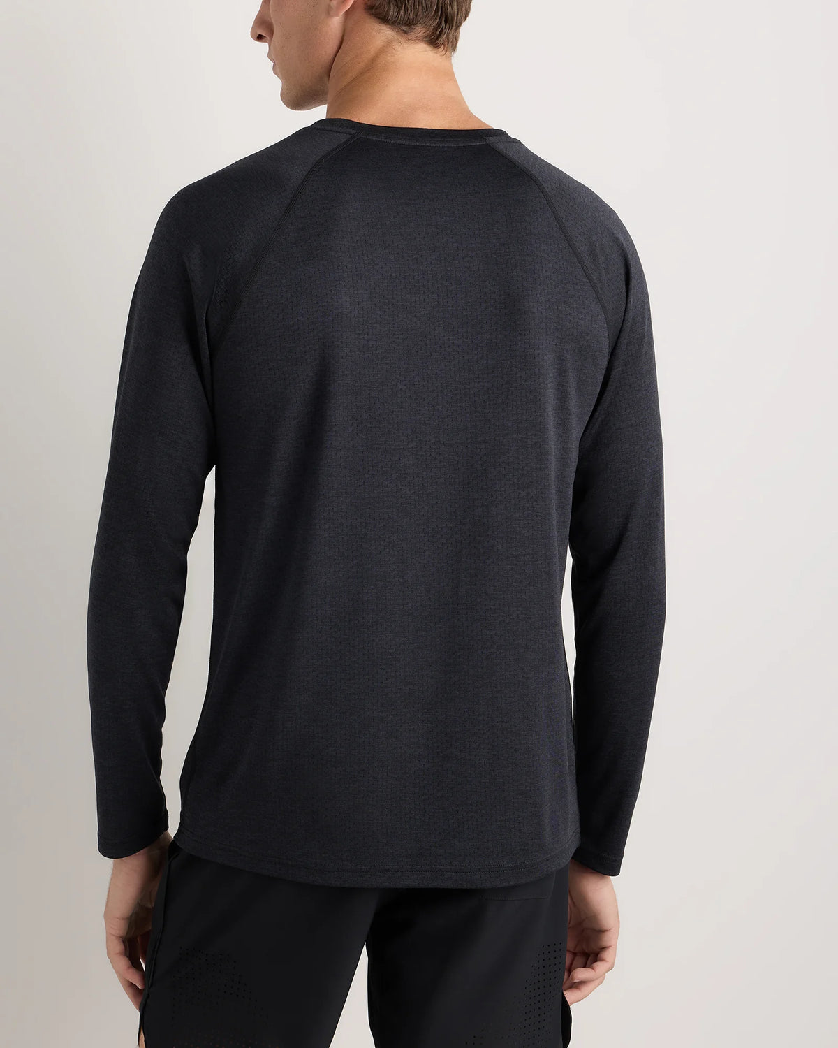 Mesh Performance Training Long Sleeve Tee - S / Heather Navy