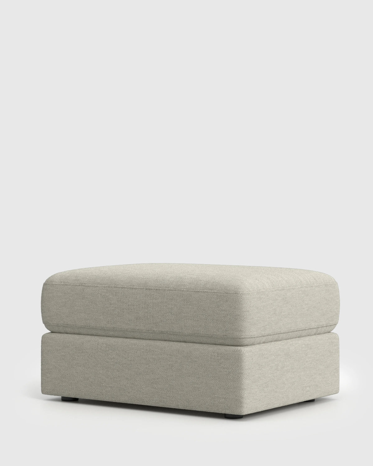 Ashford Deep Seat Ottoman in Performance Basketweave - One Size / Navy