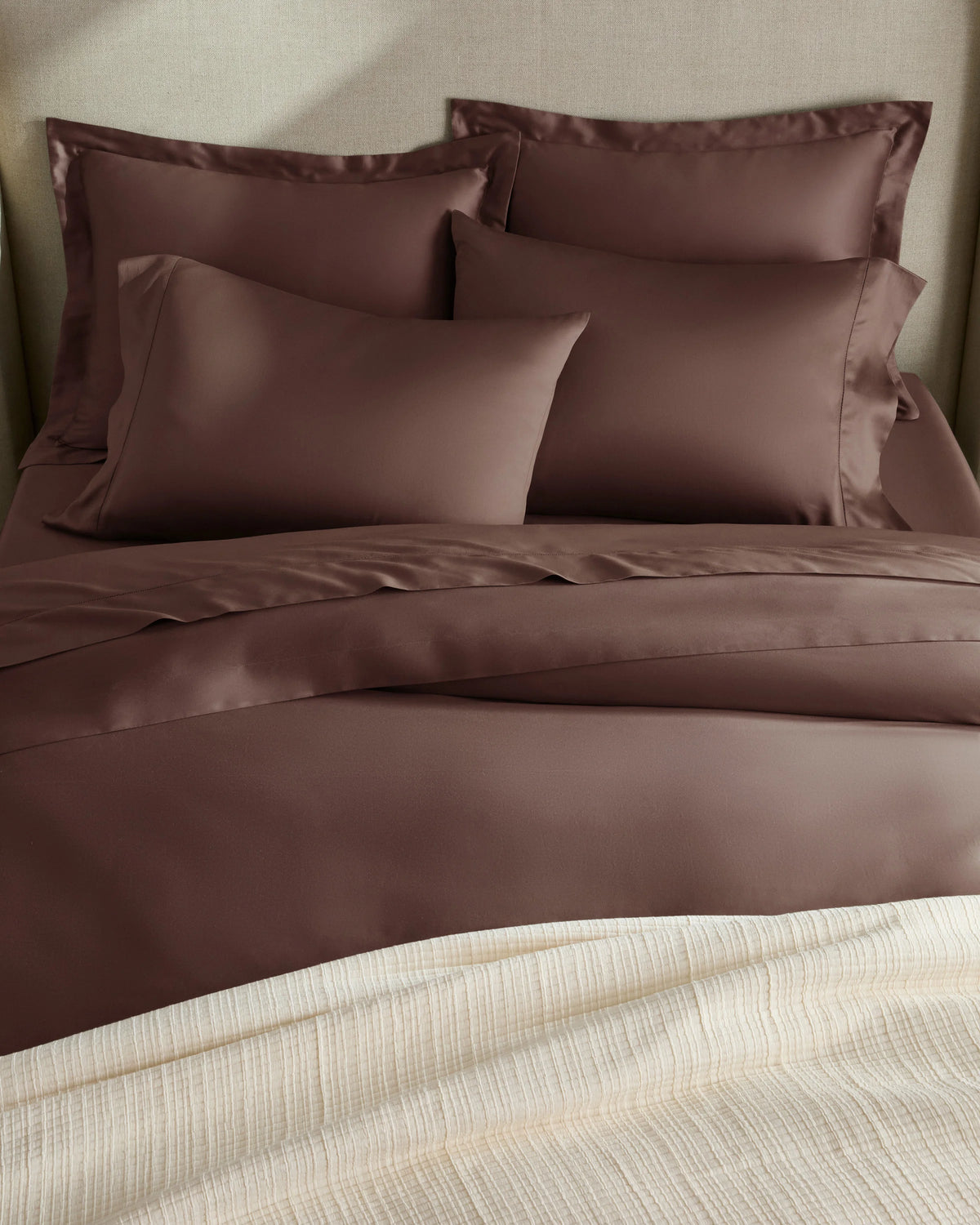 Signature Giza Cotton Sateen Deluxe Bedding Bundle - Twin / Dried Sage