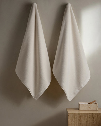 Plush Organic Turkish Cotton Bath Bundle (4 pieces) - One Size / White