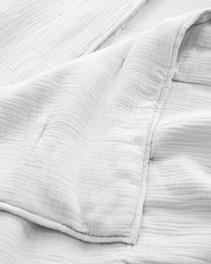 Organic Cotton Gauze Dream Quilt - Twin / Dried Sage
