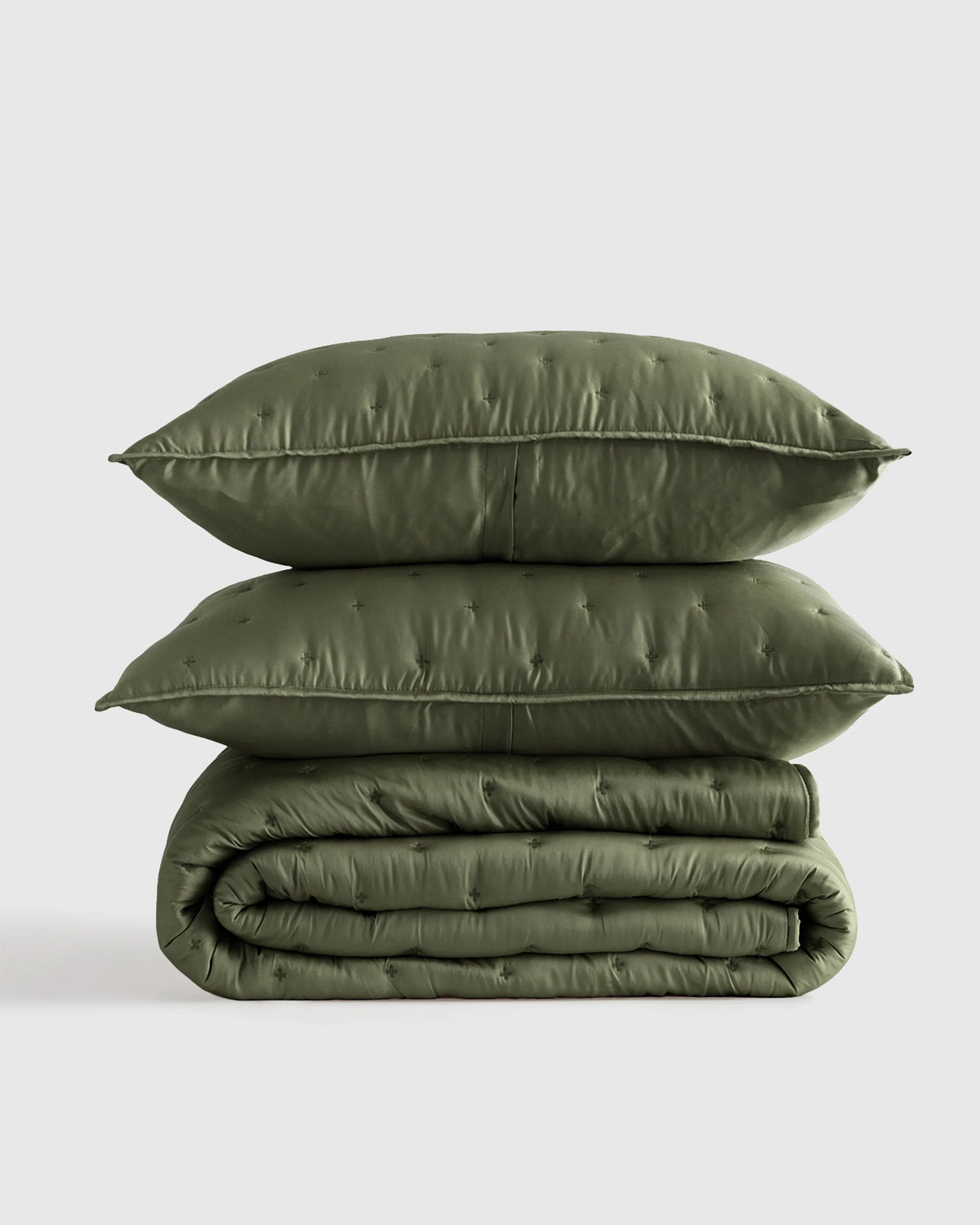 Bamboo Dream Quilt Set - Twin / Sage