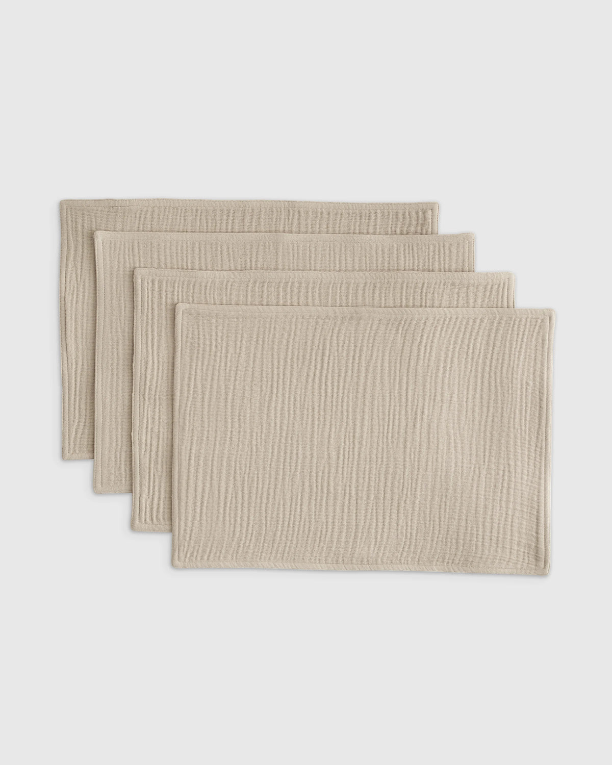 Organic Cotton Gauze Placemats - One Size / Chocolate