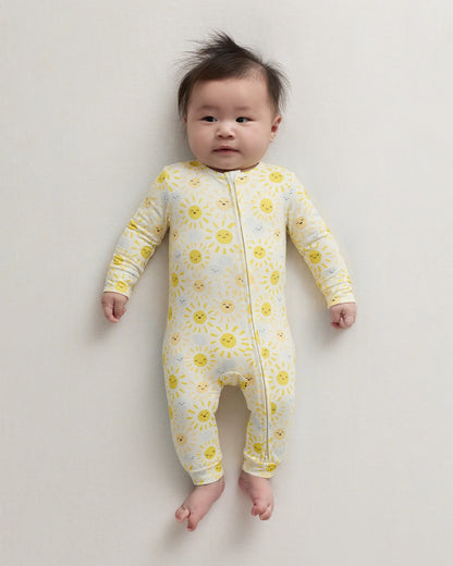 Bamboo One Piece Pajama - 0-3M / Wildflower Dreams