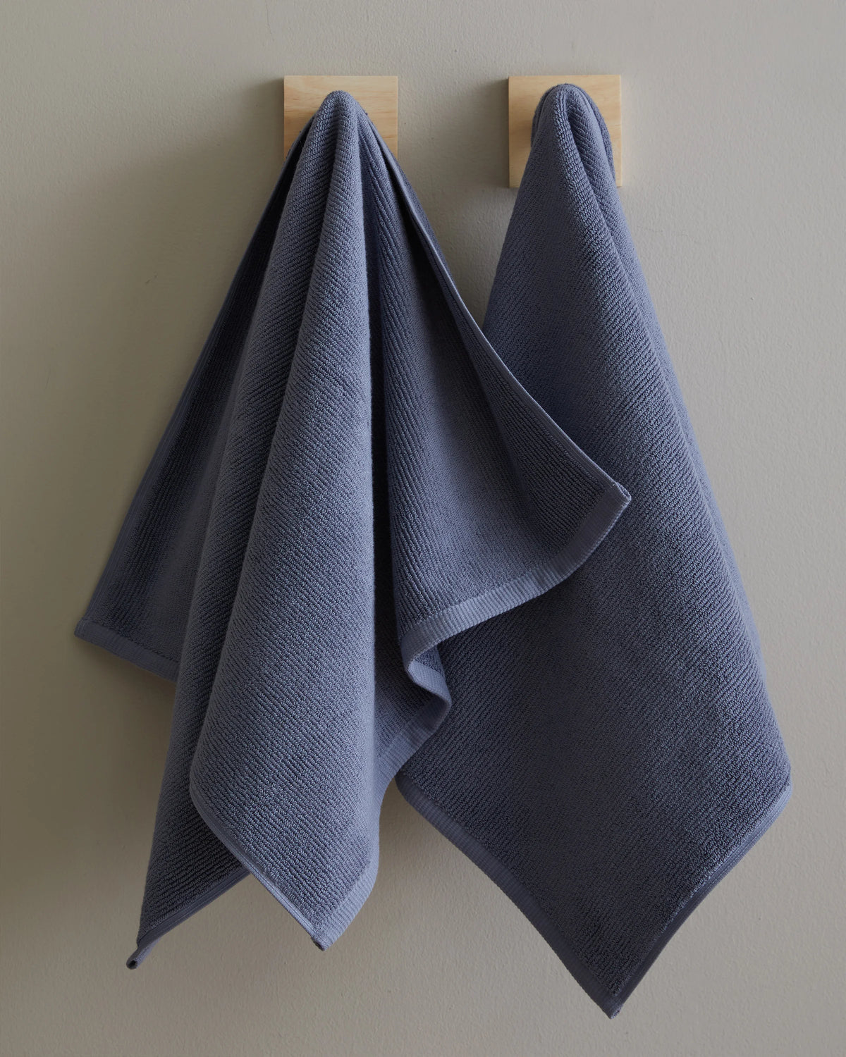 Turkish Ribbed Quick Dry Bath Towel Bundle - One Size / White