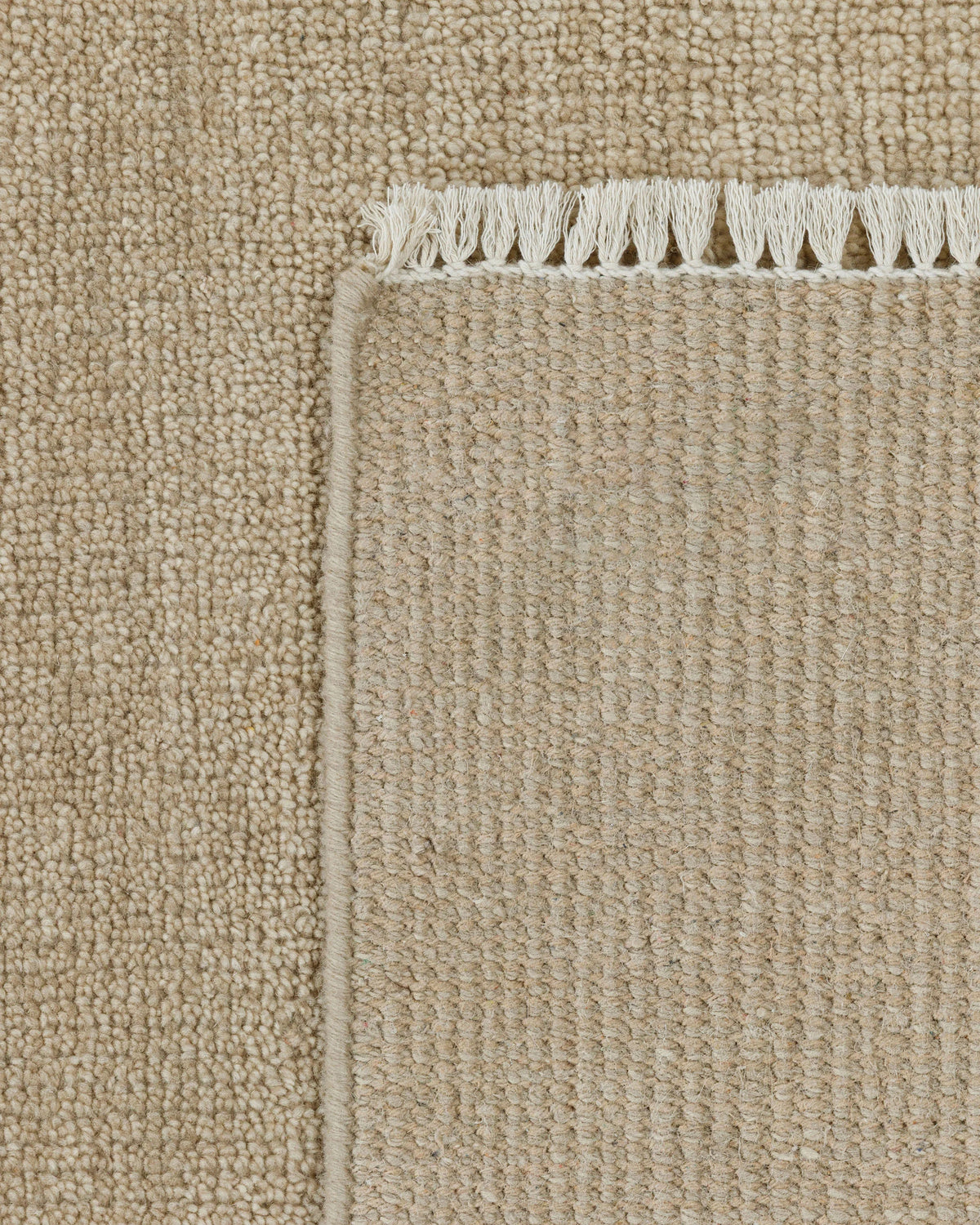 Lee Hand-Knotted Wool Rug - 5' x 8' / Oat