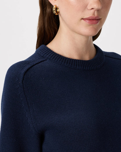 100% Organic Cotton Sweater Tee - XS / Navy