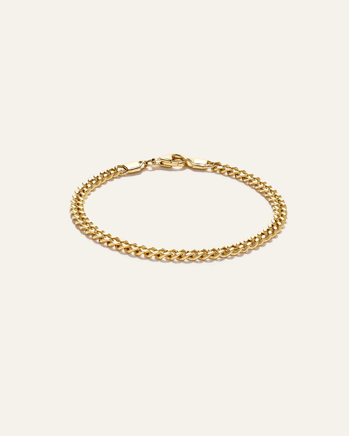Cuban Curb Chain Bracelet - 7.5" / Gold Vermeil