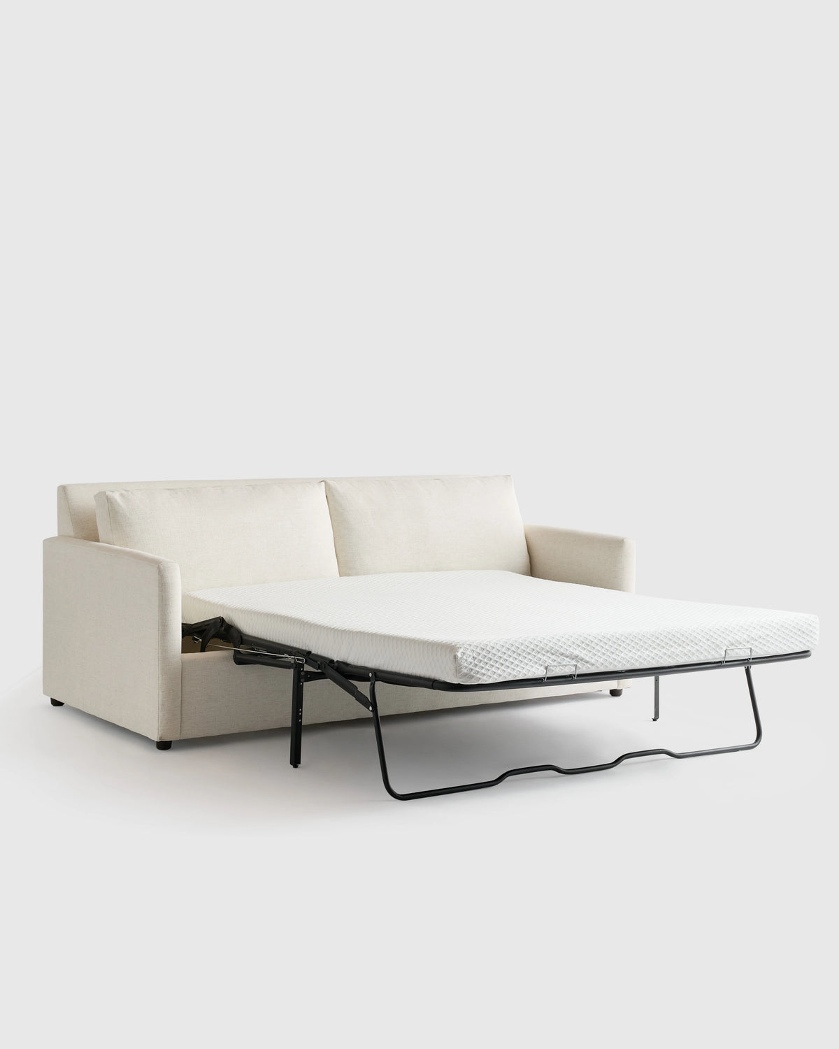 Brennan Sleeper Sofa in Performance Basketweave - Queen / Flax