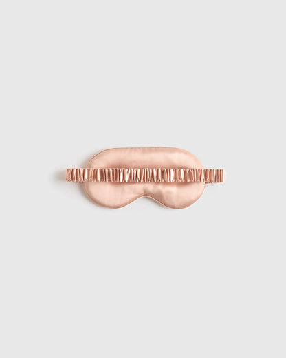 Mulberry Silk Beauty Sleep Mask - One Size / Soft Pink