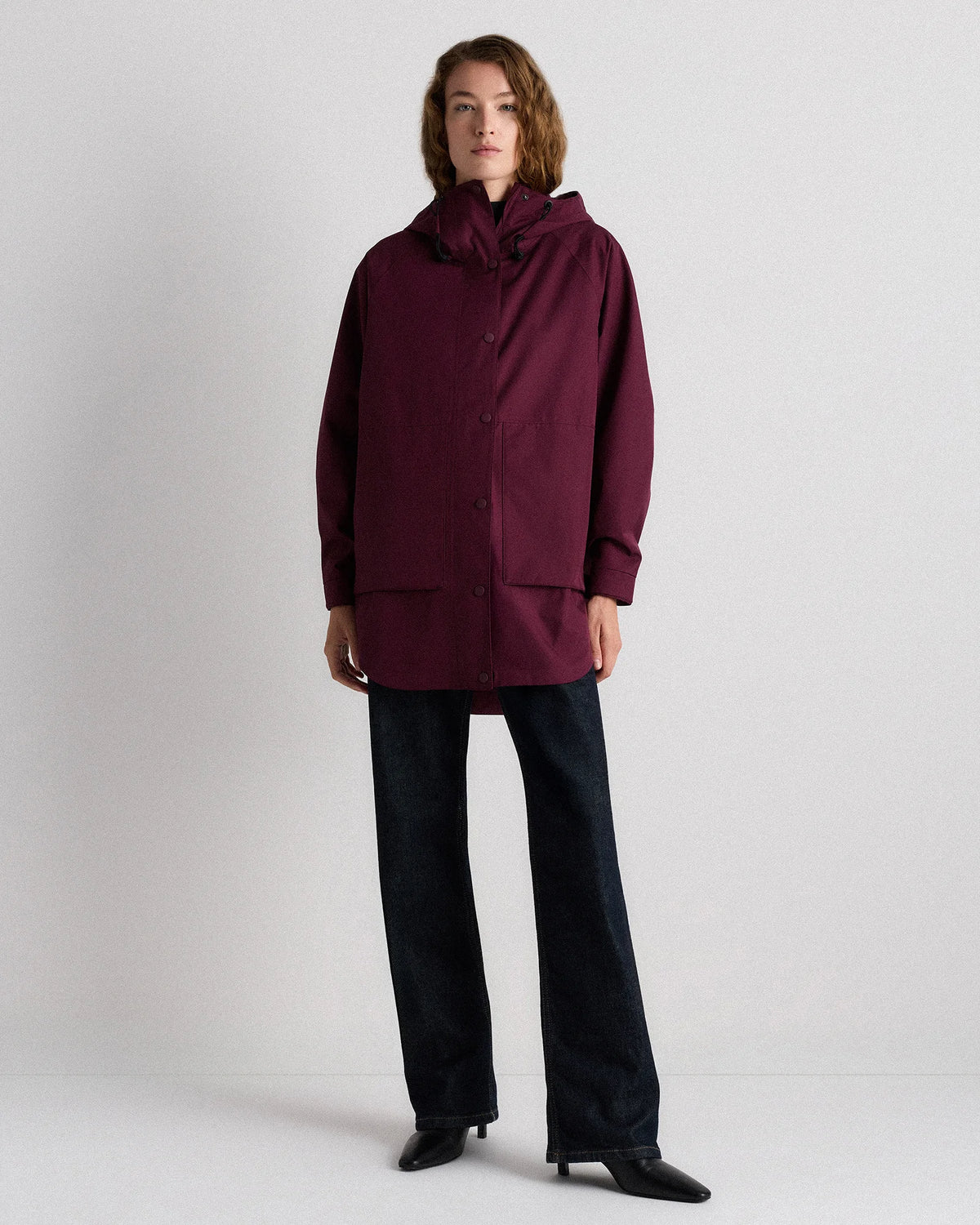 Weather Proof Oversized Rain Jacket - XS / Tea Green