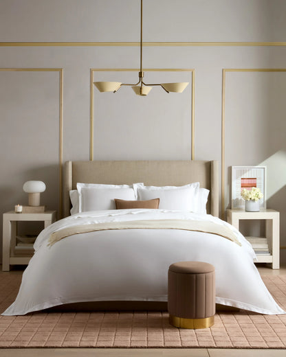 Signature Giza Cotton Sateen Duvet Cover - Twin / Light Grey
