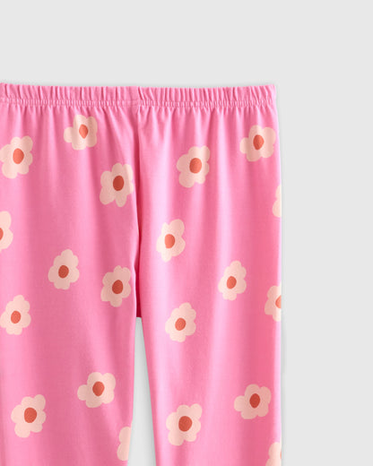 Organic Cotton Leggings - 2T / Red