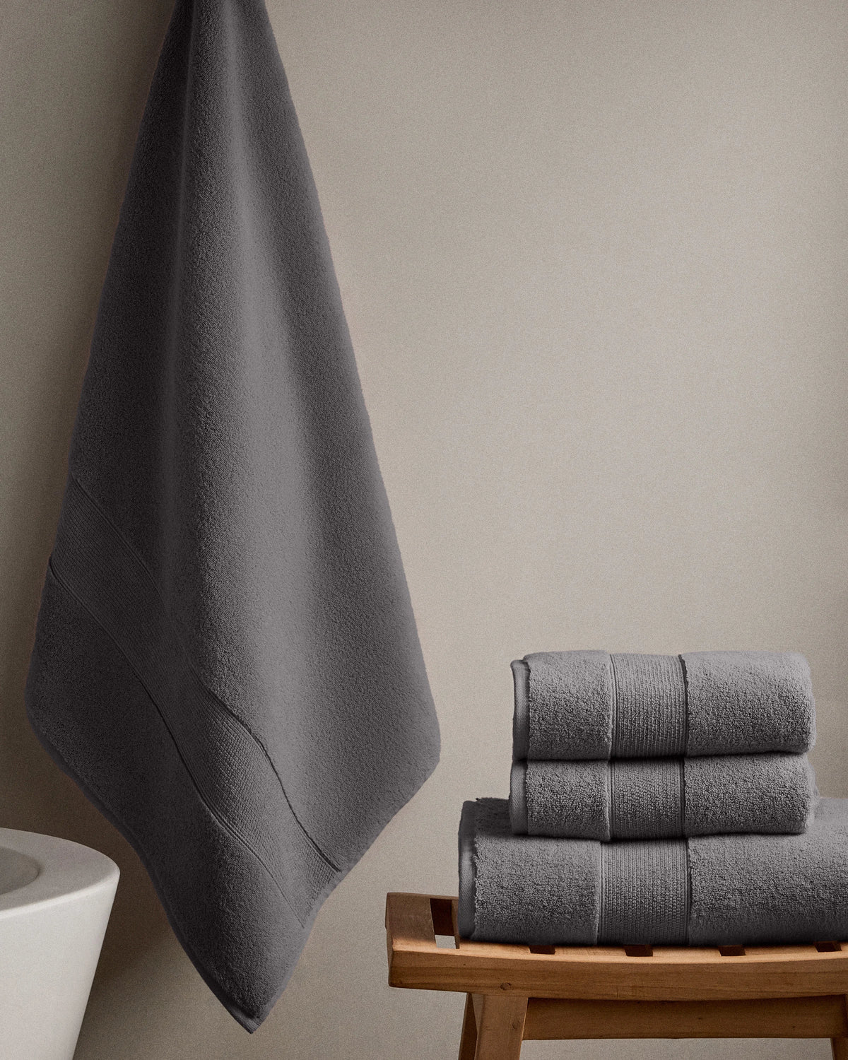 Classic Organic Turkish Cotton Bath Bundle (4 pieces) - One Size / White
