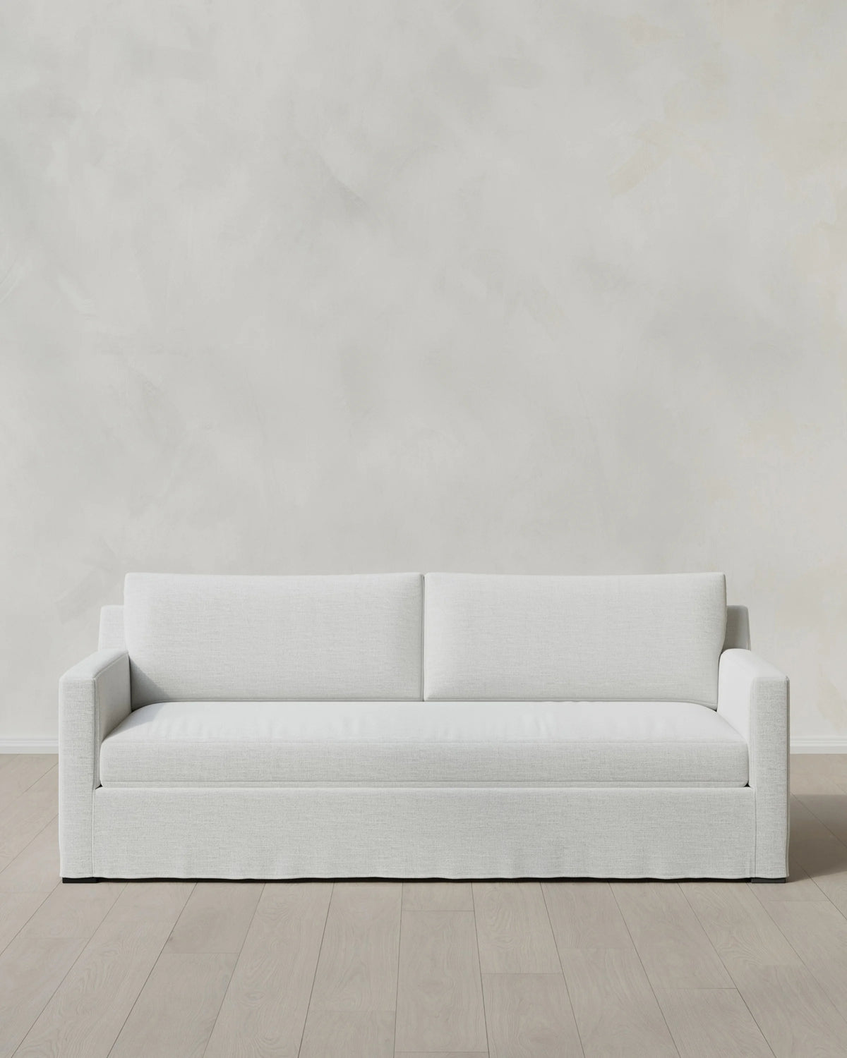 Ellery Slipcover Sofa in Performance Linen - 7ft / Sand