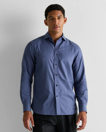 Organic Cotton Cashmere Dress Shirt - XS / Pale Blue