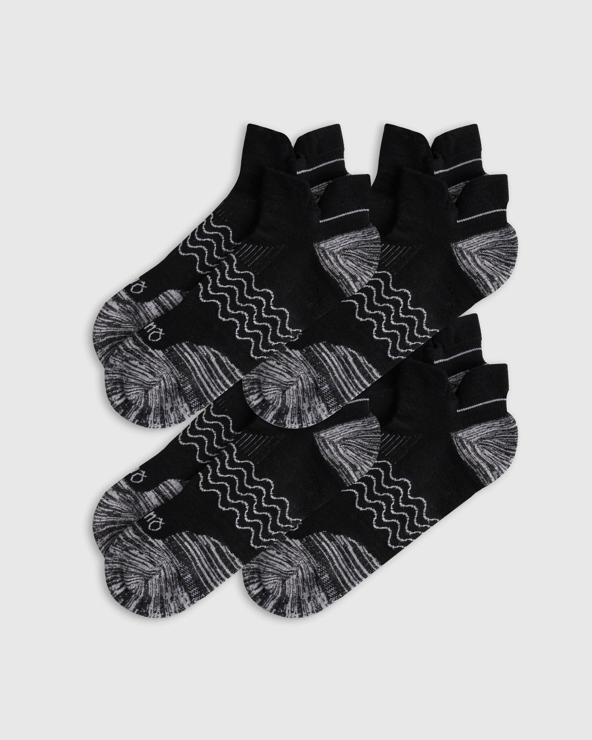Performance Running Ankle Socks (4-Pack) - S / White