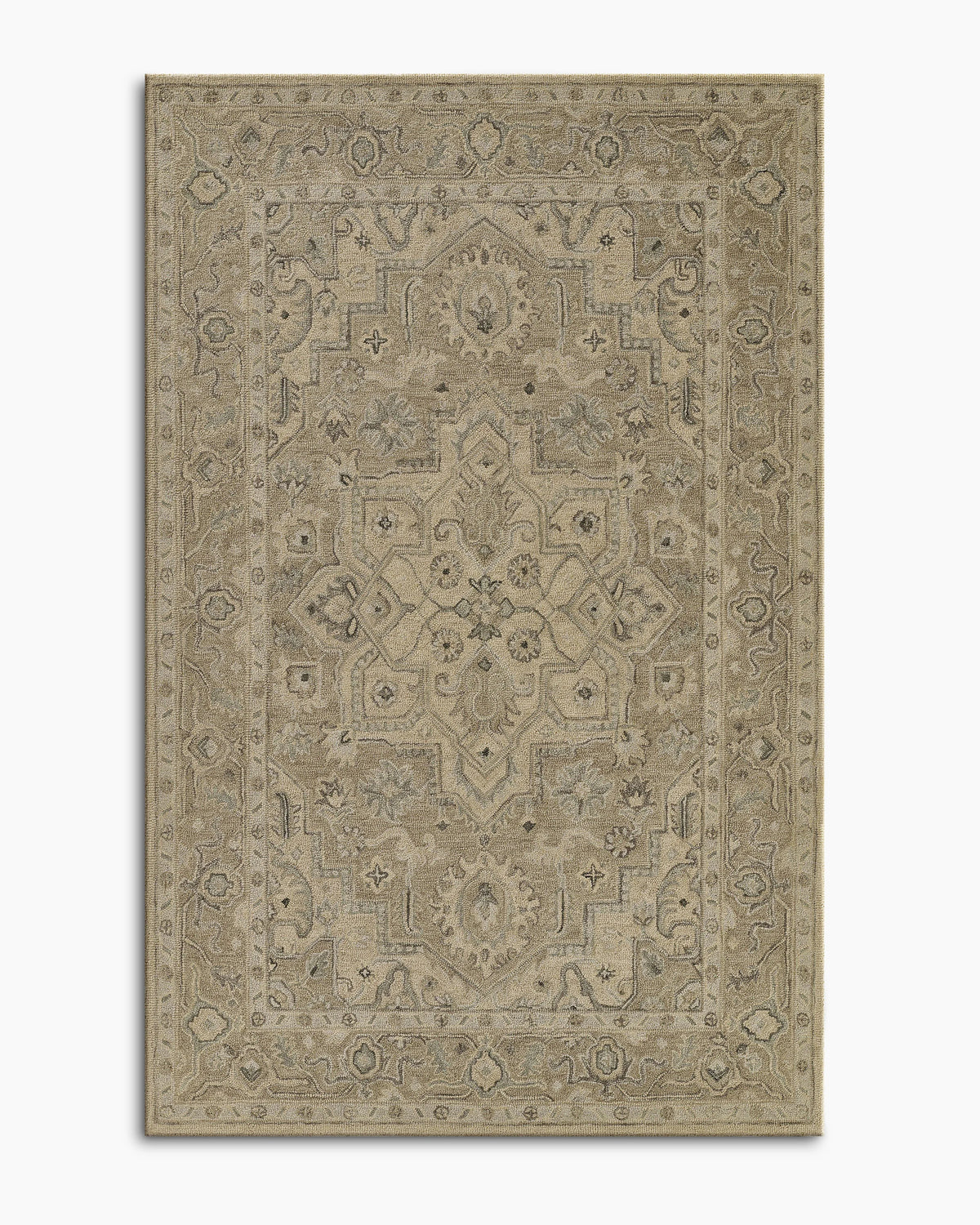 Albany Hand-Tufted Rug - 5' x 8' / Light Blue