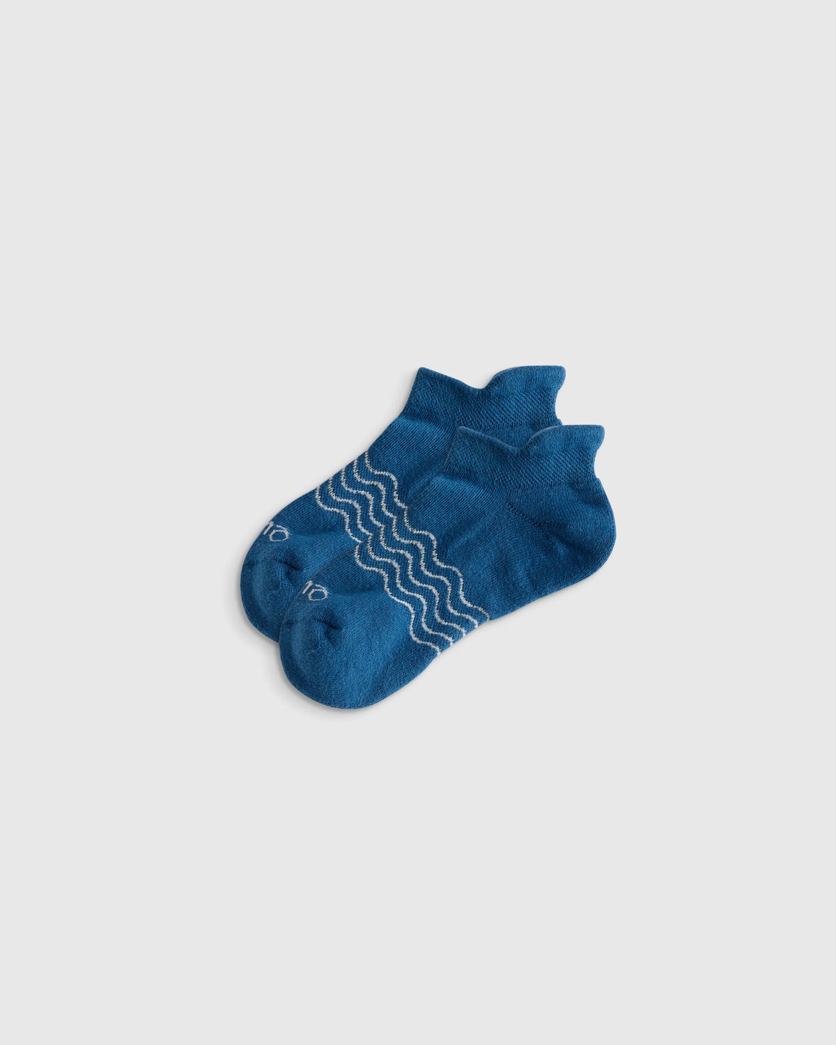 Kids Organic Cotton Ankle Socks 8-Pack - S / Blue/White Multi