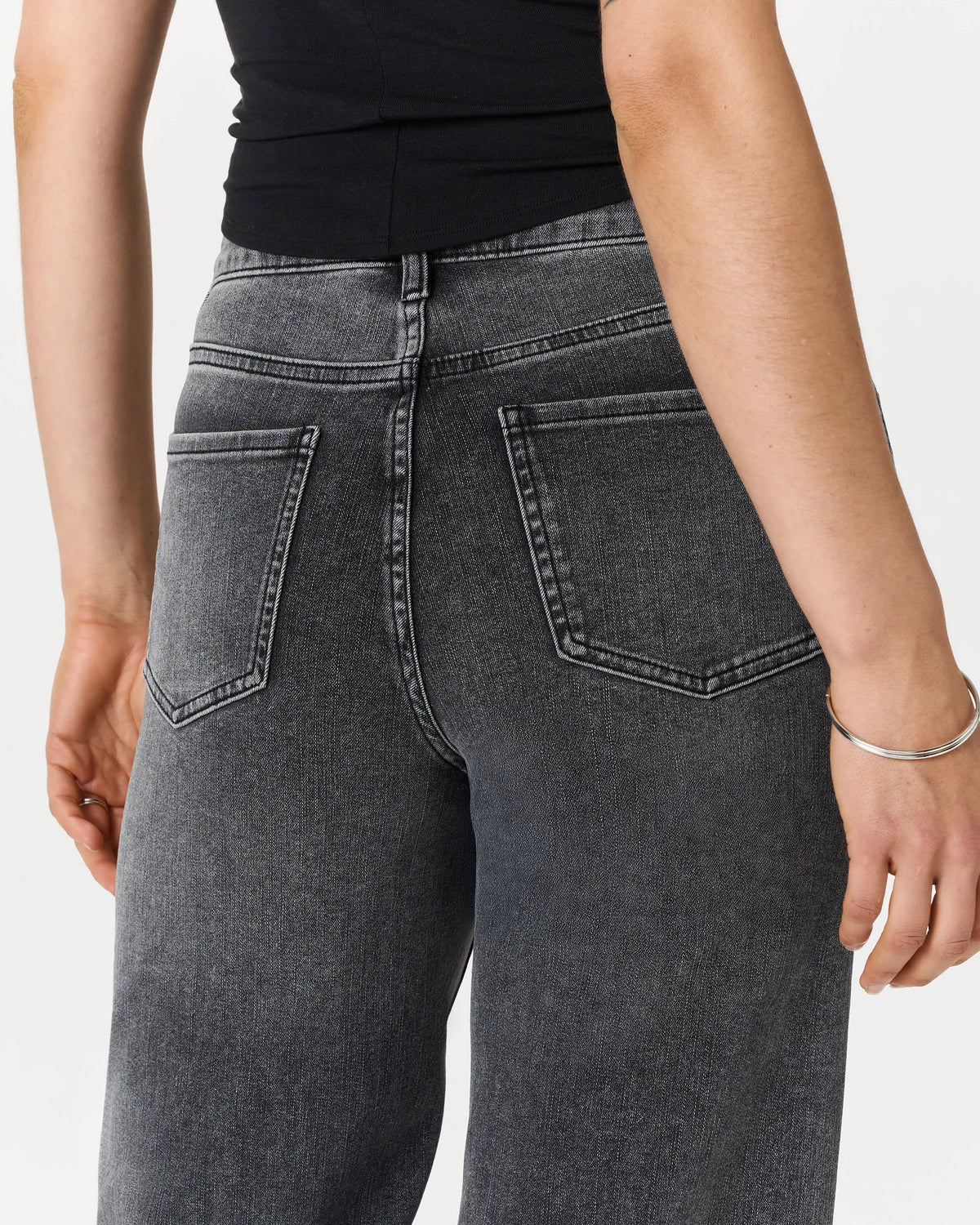 Bella Stretch Wide Leg Jeans - 24 / Frosted Blue