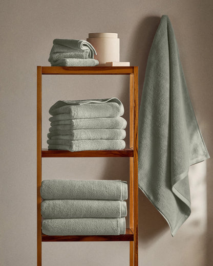 Plush Organic Turkish Cotton Washcloth (Set of 4) - One Size / White
