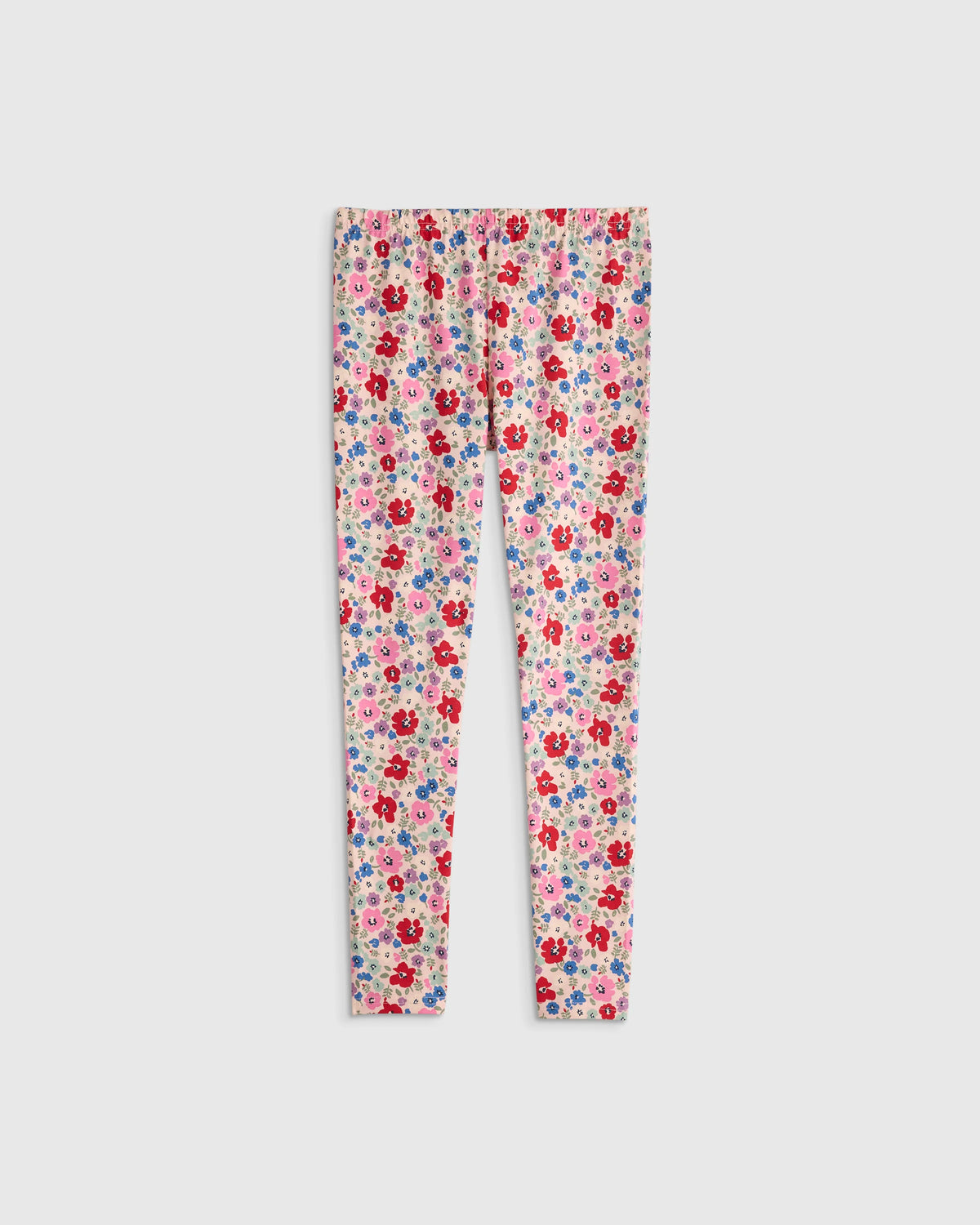 Organic Cotton Leggings - 2T / Red