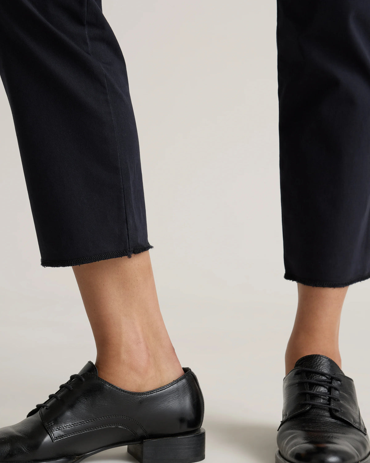 Organic Stretch Cotton Chino Pants - 0 / Black