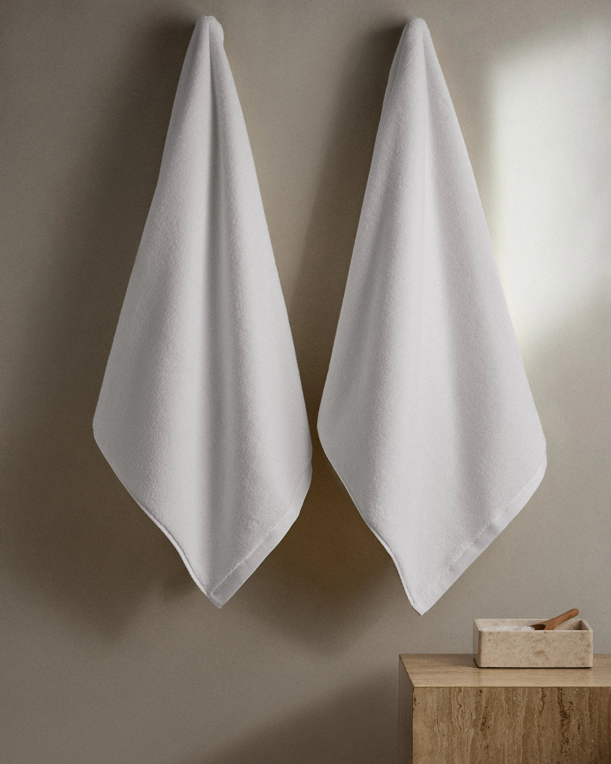 Plush Organic Turkish Cotton Bath Bundle (4 pieces) - One Size / White
