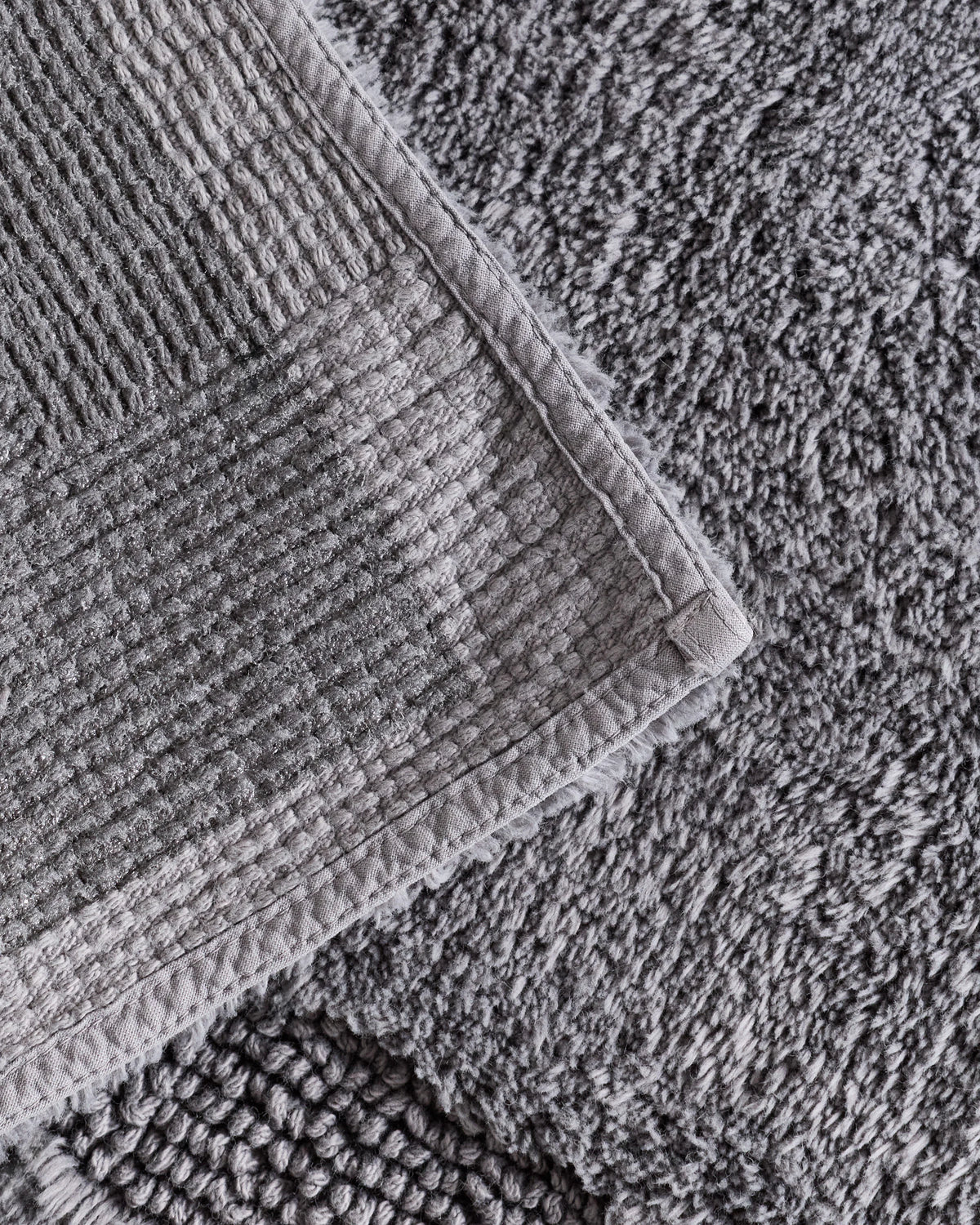 Turkish Cotton Non-Slip Bath Rug - 21"x34" / White