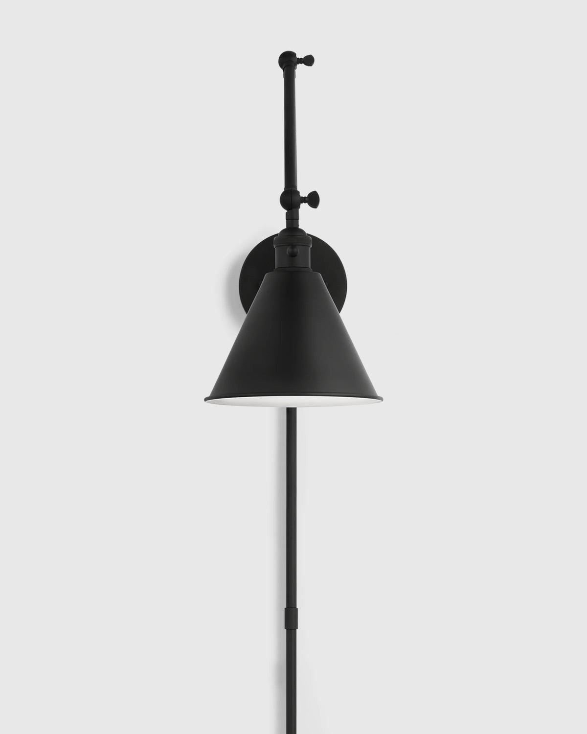 Articulating Double Arm Steel Wall Sconce - One Size / Silver