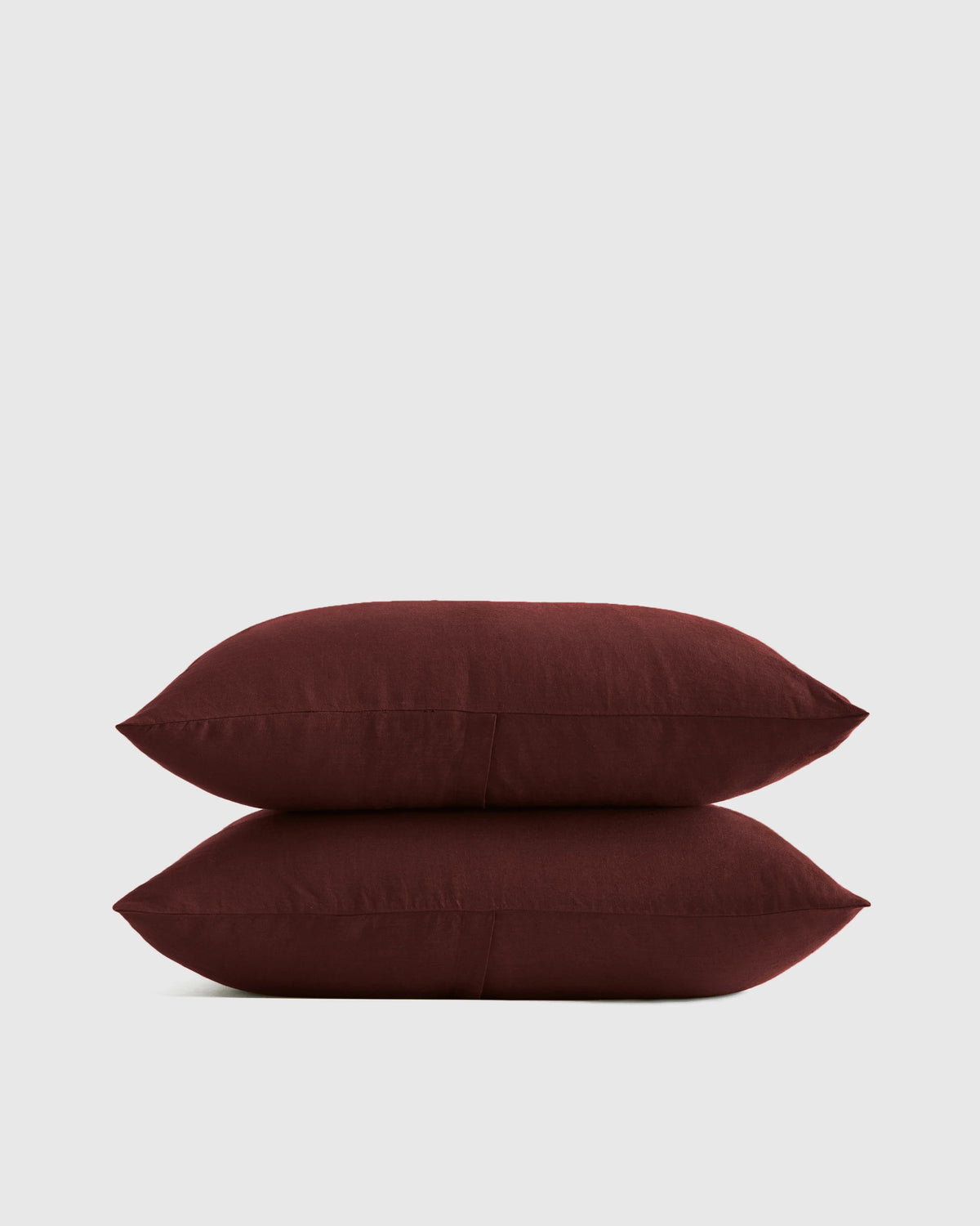 European Linen Sham Set - Standard / White