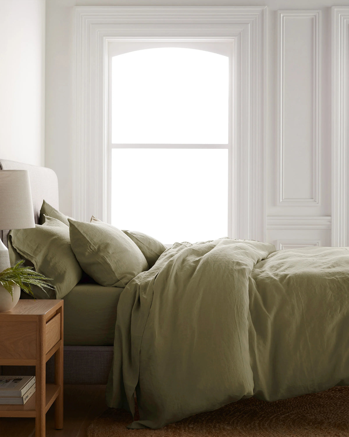 European Linen Duvet Cover - Twin / Peach