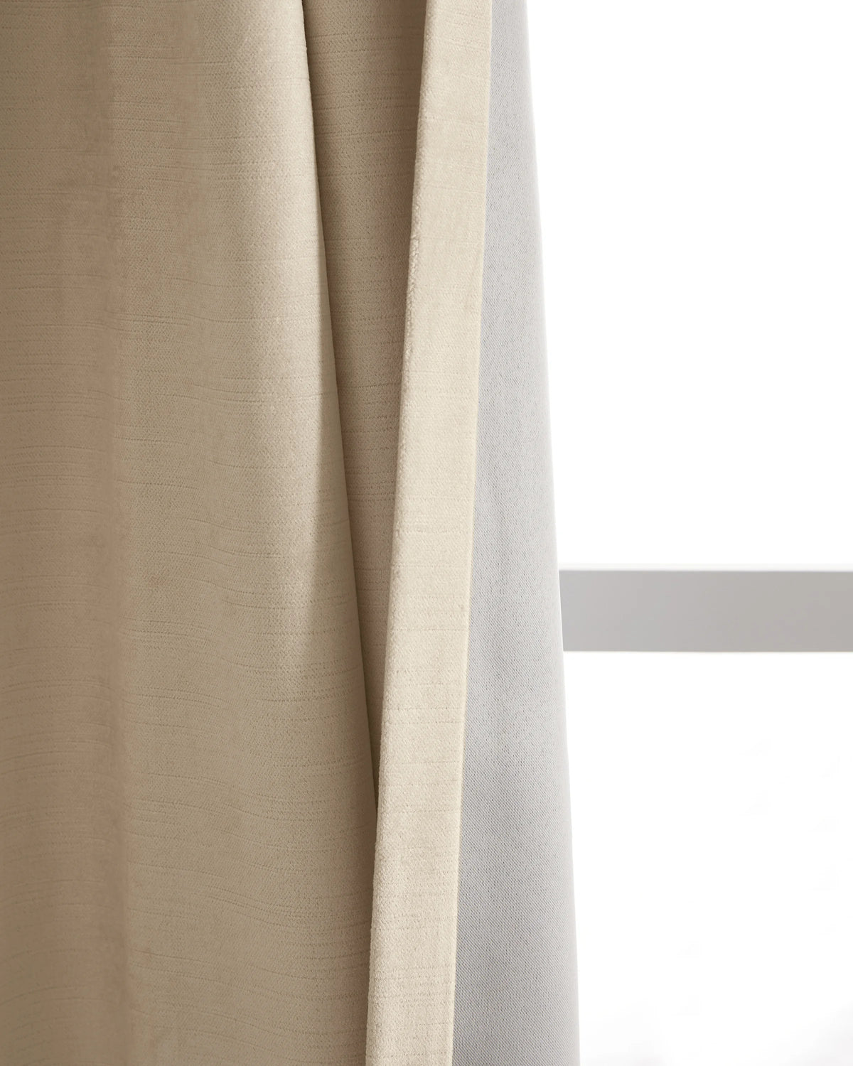 Luster Velvet Room Darkening Curtain - Single Panel - 48x84 / Champagne