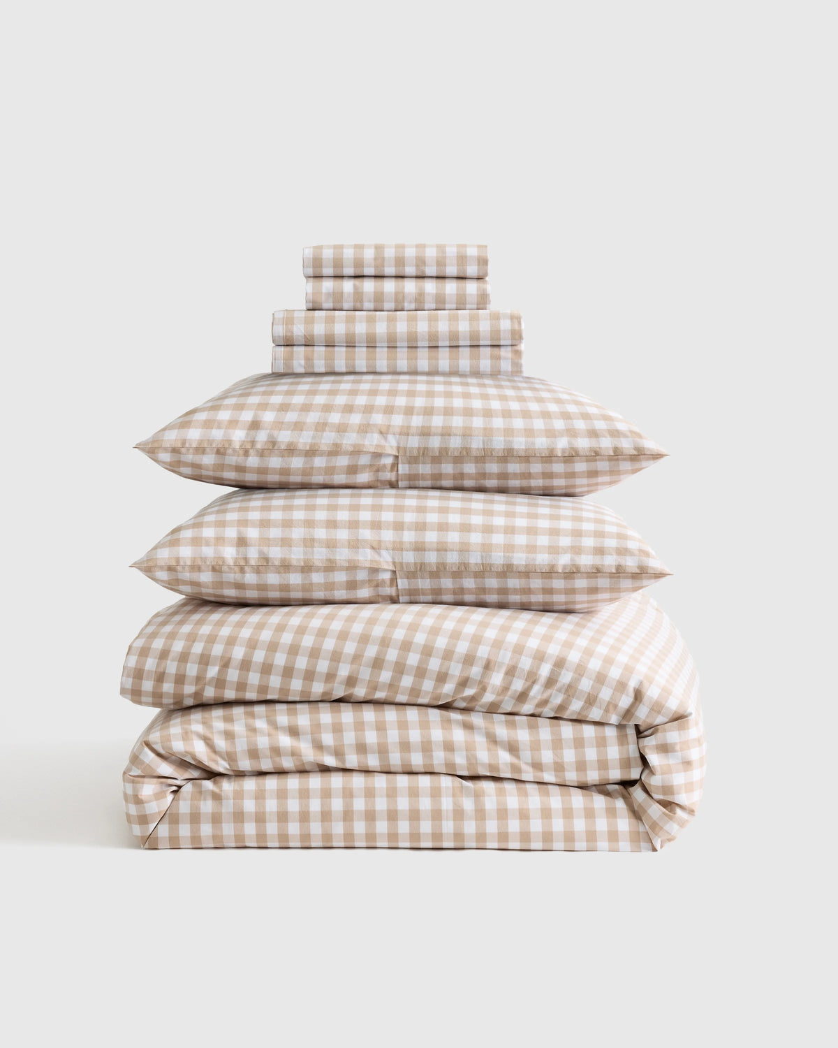 Organic Crisp Percale Deluxe Bedding Bundle - Twin / White