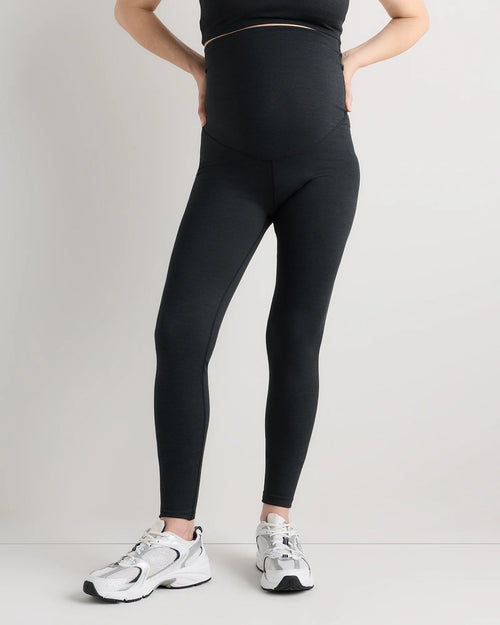 Ultra-Soft Maternity Legging - XS / Heather Black