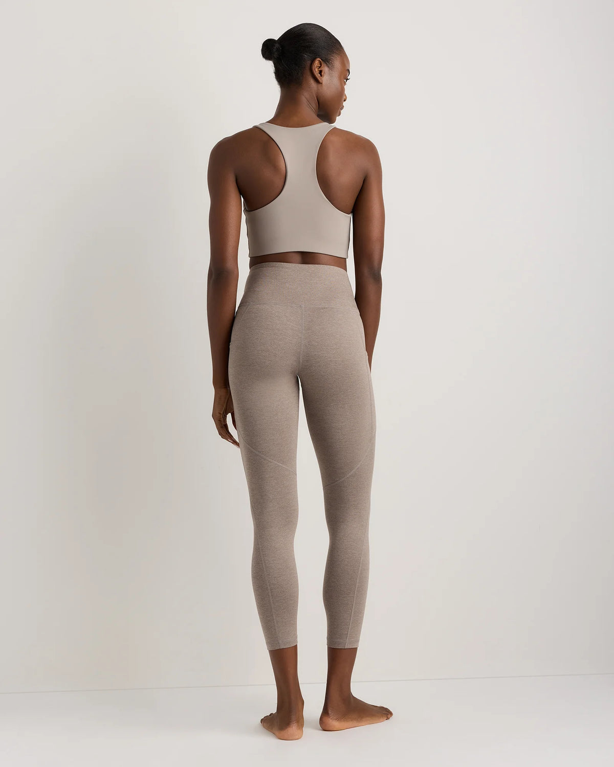 Ultra-Soft High-Rise Pocket Legging - XS / Heather Espresso