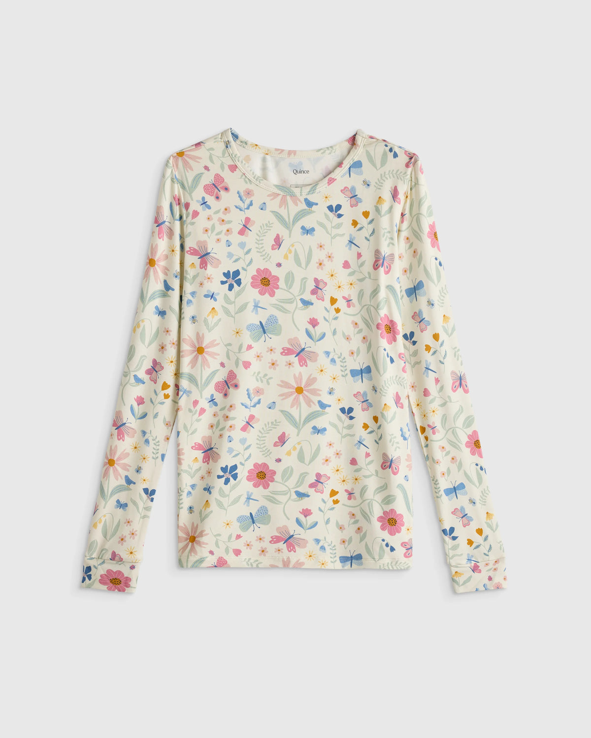 Bamboo Long Sleeve and Pant Pajama Set - 6 / Wildflower Dreams