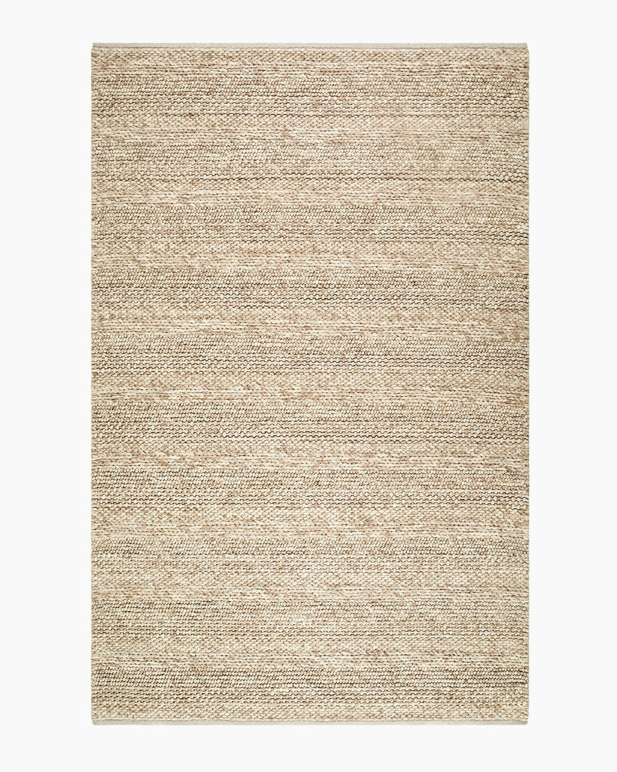 Rowan Handwoven Wool Rug - 5' x 8' / Sand