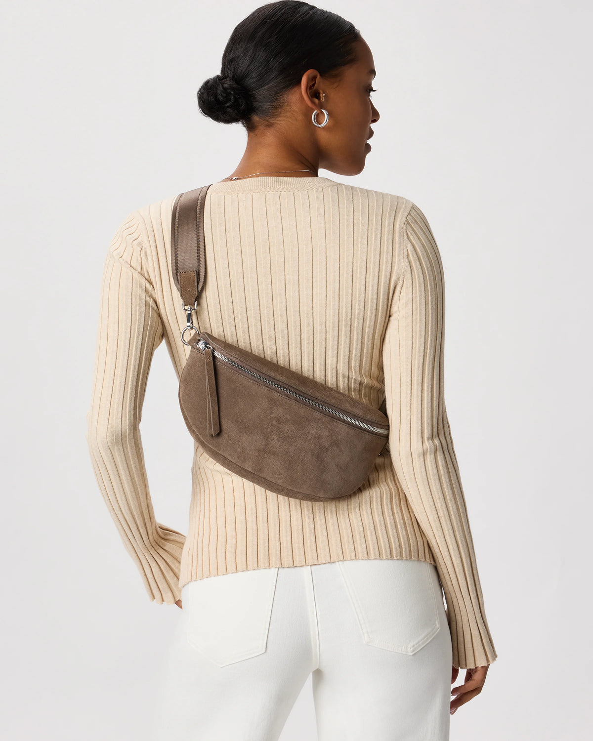 Quinn Suede Sling Bag - One Size / Whiskey
