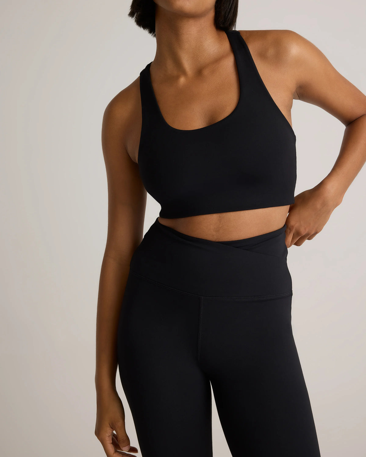 Ultra-Form High-Rise Crossover Flared Pant - XS / Black