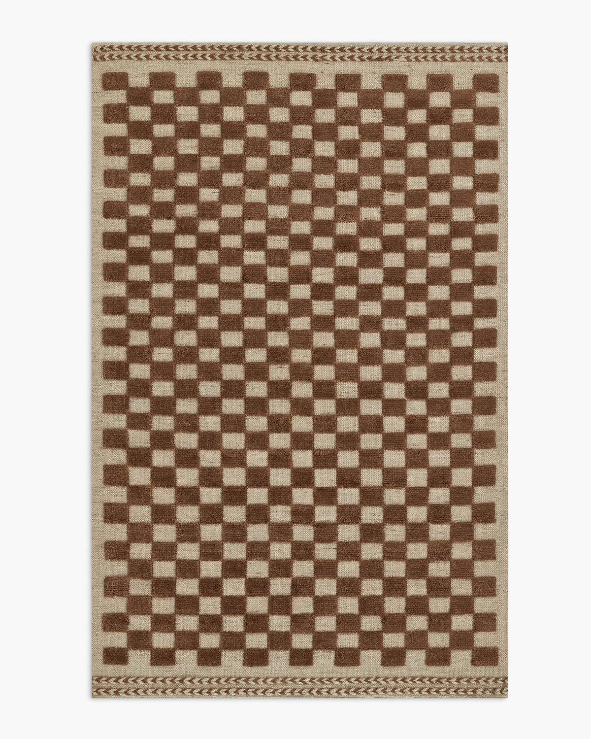 Romy Handwoven Wool Rug - 5' x 8' / Beige