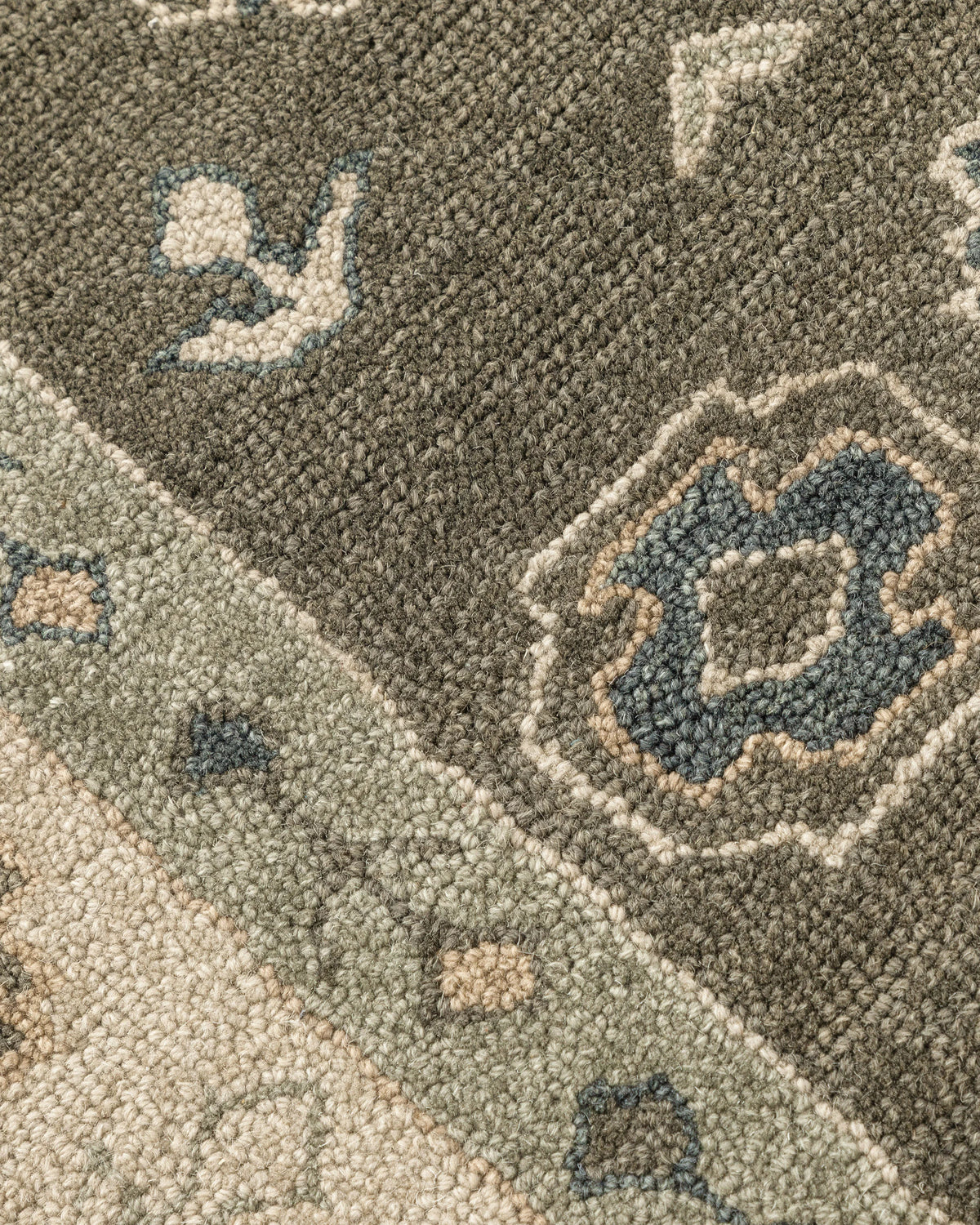 Callum Wool Rug - 3' x 5' / Green