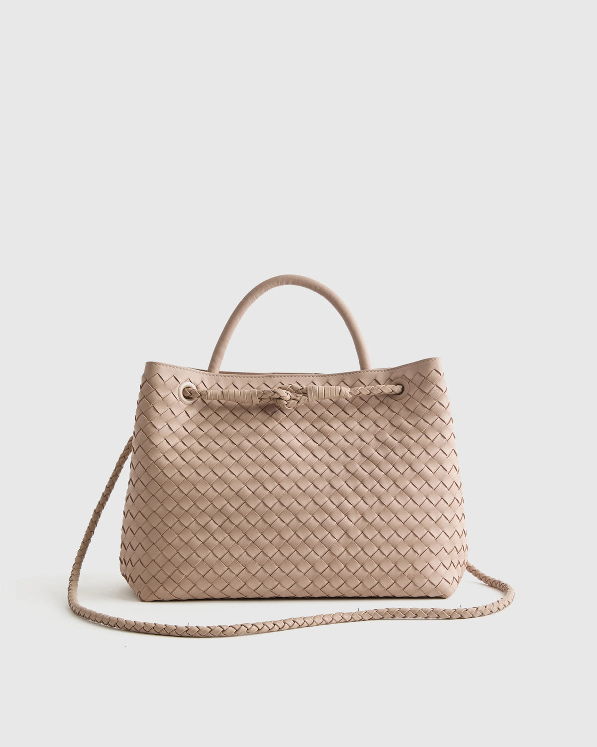 Romy Handwoven Satchel - One Size / Cognac