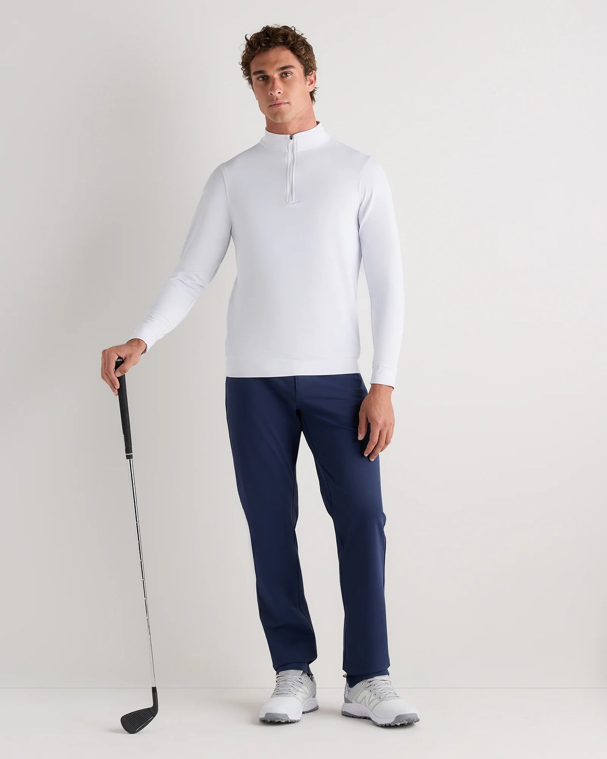Performance Golf Quarter-Zip - S / Granite Grey